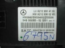 Mercedes-Benz E W212 Ilmastoinnin ohjainlaite 