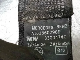 Mercedes-Benz ML W163 Fibbia della cintura di sicurezza anteriore A1638602985