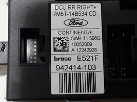 Ford Kuga II Silniczek podnoszenia szyby drzwi tylnych 7M5T14B534CD