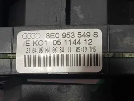 Audi A4 S4 B6 8E 8H Ohjauspyörän painikkeet/kytkimet 8E0953549S