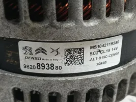 Peugeot 2008 II Generatore/alternatore 9820893880