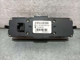 Mercedes-Benz ML W163 Interruttore/pulsante di controllo multifunzione A1638200526