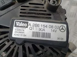 Mercedes-Benz A W169 Generaattori/laturi A2661540802