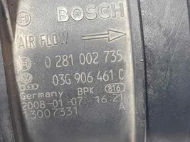 Audi A4 S4 B8 8K Przepływomierz masowy powietrza MAF 03G906461C