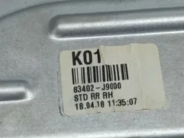 Hyundai Kona I Takaoven ikkunan nostin moottorilla 83402J9000