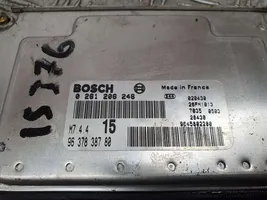 Citroen Saxo Calculateur moteur ECU 9637838780