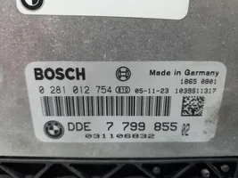 BMW 1 F20 F21 Engine control unit/module 0281012754