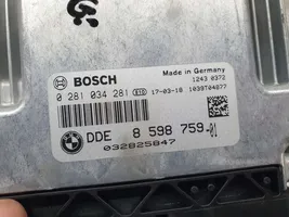 BMW 4 F36 Gran coupe Calculateur moteur ECU 859875901