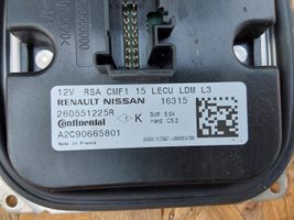 Renault Clio IV Ajovalojen virranrajoitinmoduuli Xenon 260551225R