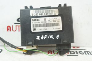 Opel Zafira A Pysäköintitutkan (PCD) ohjainlaite/moduuli 12782475AA