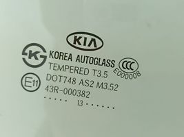 KIA Optima Vitre de fenêtre porte arrière 43R000382