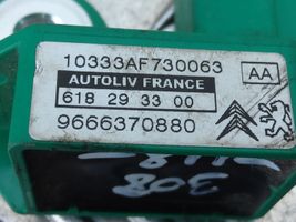 Peugeot 308 Sensore d’urto/d'impatto apertura airbag 9666370880