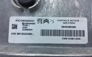 Peugeot 208 Komputer / Sterownik ECU i komplet kluczy 9815023380