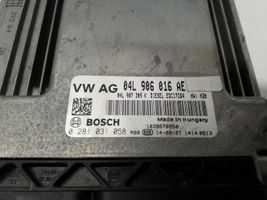 Volkswagen PASSAT B7 USA Moottorin ohjainlaite/moduuli 0281031058