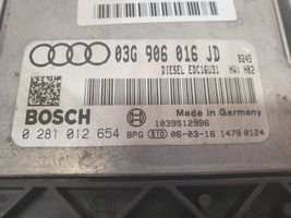 Audi A4 S4 B7 8E 8H Moottorin ohjainlaite/moduuli 0281012654