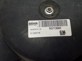 Opel Meriva B Osłona wentylatora chłodnicy 13356285