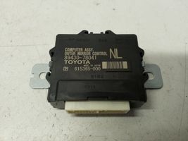 Lexus NX Modulo di controllo degli specchietti retrovisori 8943078041