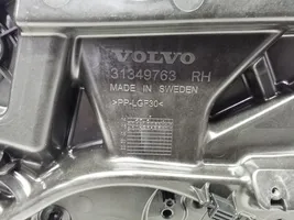 Volvo XC90 Meccanismo di sollevamento del finestrino anteriore senza motorino 31349763