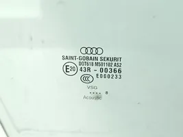 Audi A8 S8 D3 4E Etuoven ikkunalasi, neliovinen malli 43R00366