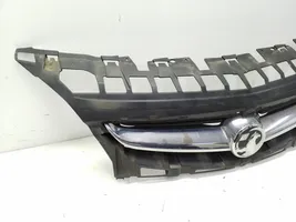 Opel Astra J Front bumper upper radiator grill 13368851