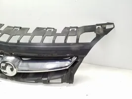 Opel Astra J Front bumper upper radiator grill 13368851