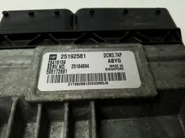 Opel Antara Engine control unit/module 25192581