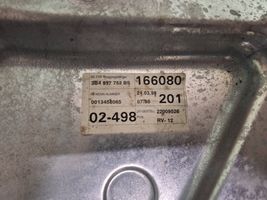 Volkswagen PASSAT B5 Etuoven manuaalinen ikkunan nostin 3B4837752BS