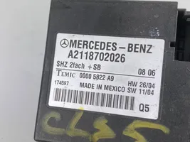 Mercedes-Benz GL X164 Unidad de control del asiento A2118702026
