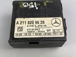 Mercedes-Benz E W212 Boîtier module alarme A2118209626