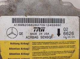 Mercedes-Benz A W169 Centralina/modulo airbag A1698206626