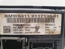 BMW 3 E90 E91 Panel klimatyzacji 9117136