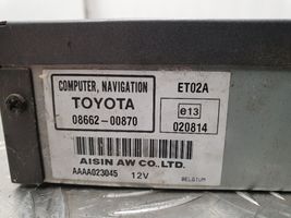 Toyota Avensis T250 Unité de navigation Lecteur CD / DVD 0866200870