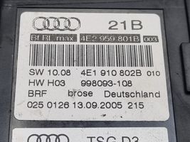 Audi A8 S8 D3 4E Priekinis varikliukas langų pakėlėjo 4E2959801B