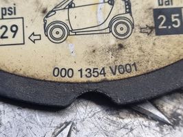 Smart ForTwo I Sportello del serbatoio del carburante 0001513V008