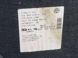 Volkswagen Golf VI Tappetino di rivestimento del bagagliaio/baule 1K6863463H