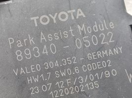 Toyota Avensis T270 Unité de commande, module PDC aide au stationnement 8934005022