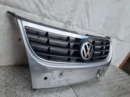 Volkswagen Touran I Rejilla superior del radiador del parachoques delantero 1T0853651D