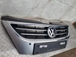 Volkswagen PASSAT CC Grille calandre supérieure de pare-chocs avant 3C8853651