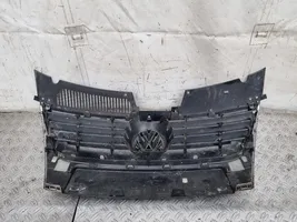 Volkswagen PASSAT B6 Front bumper upper radiator grill 3C0853651B