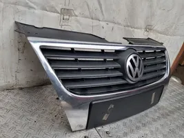 Volkswagen PASSAT B6 Griglia superiore del radiatore paraurti anteriore 3C0853651B