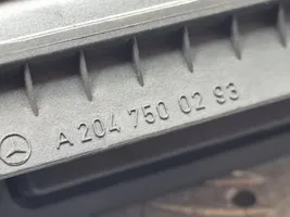 Mercedes-Benz C W204 Uchwyt / Rączka zewnętrzna otwierania klapy tylnej / bagażnika A2047500293