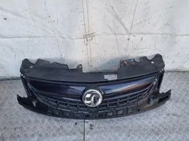 Opel Corsa D Front bumper upper radiator grill 13286000