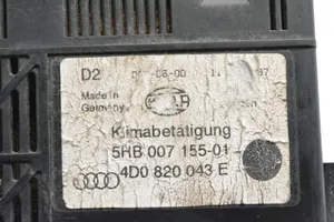 Audi A8 S8 D2 4D Module unité de contrôle climatisation 4d0820043e