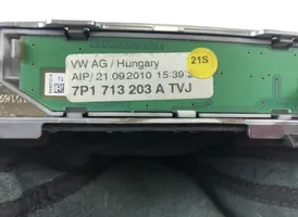 Volkswagen Touareg II Pavarų perjungimo svirties apdaila (oda, bumbulas) 7P1713203A