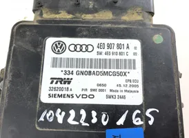 Audi A8 S8 D3 4E Moduł / Sterownik hamulca ręcznego 4E0910801D