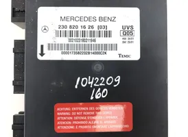 Mercedes-Benz SL R230 Unité de commande / module de toit ouvrant A2308205526