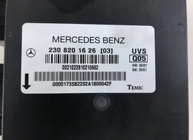 Mercedes-Benz SL R230 Kattoikkunan ohjainlaite/moduuli A2308205526