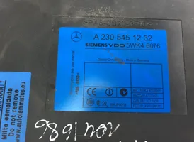 Mercedes-Benz S W220 Beraktės sistemos KESSY (keyless) valdymo blokas/ modulis 5WK48076