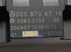 Mercedes-Benz C W203 Interrupteur d'alarme A2038706710