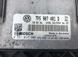 Porsche Cayenne (92A) Calculateur moteur ECU 0281017906